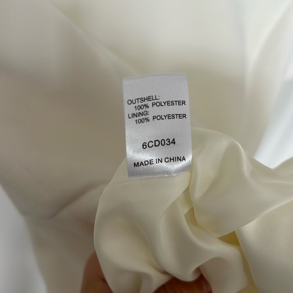 💟 White Cocktail Dress - Picture 4 of 9